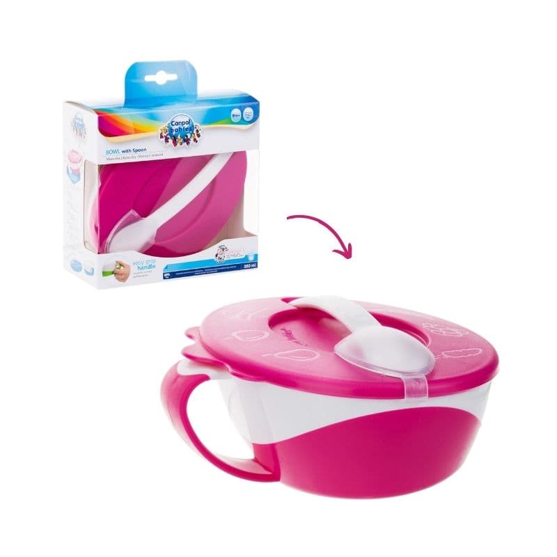 Canpol Bol Rose+Cuillere Ref.31/406