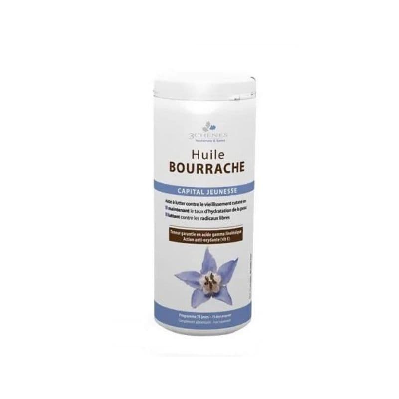 3 Chenes Huile De Bourrache Bt/150 Cps