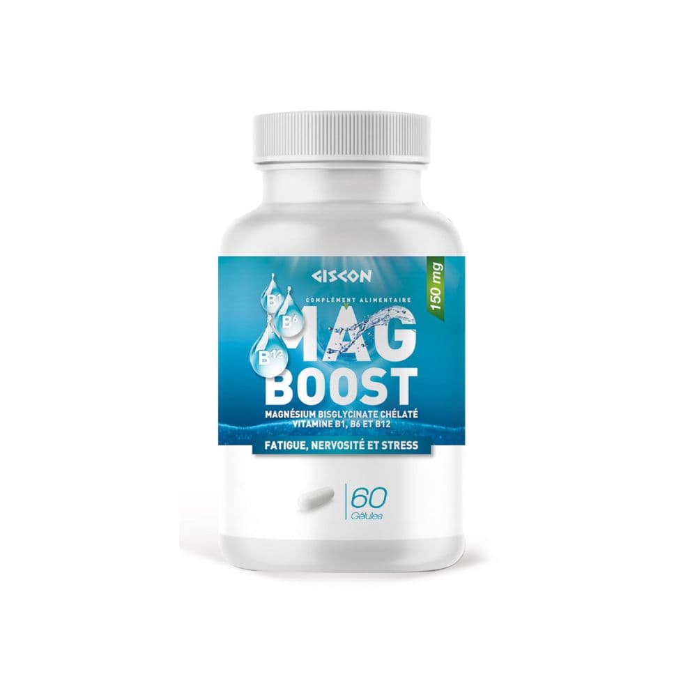 Magboost Magnésium Bisglycinate – 60 Gélules