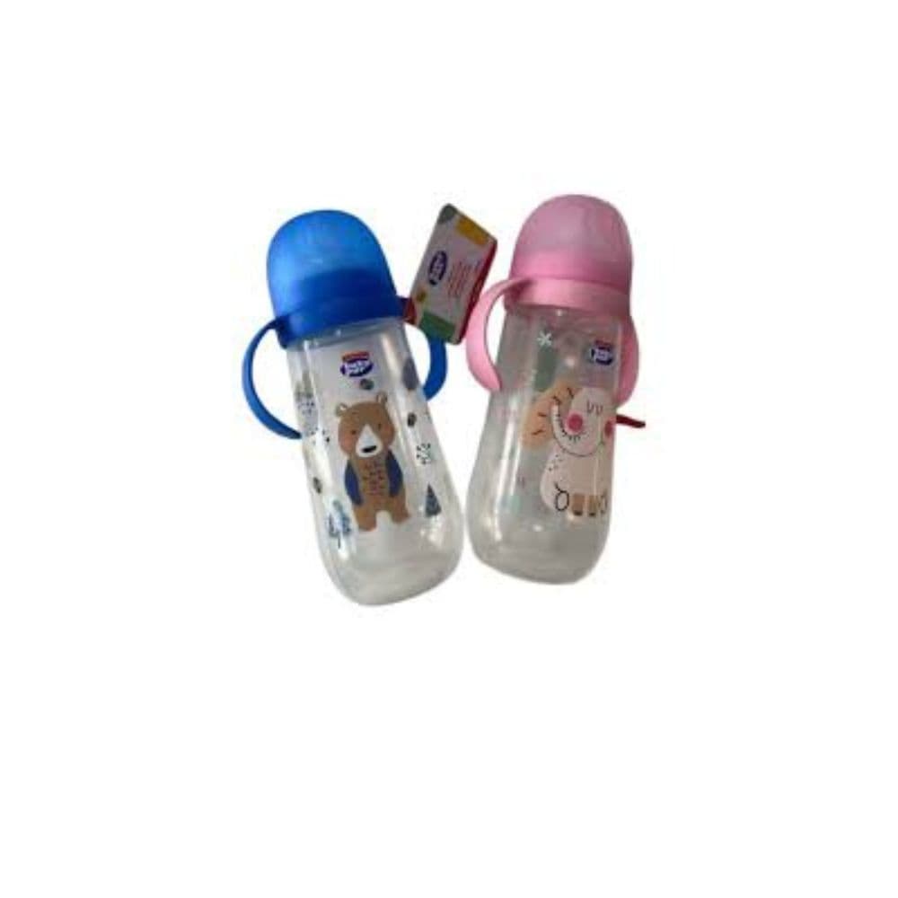 Baby Pur Biberon Super Jumbo Anses 420ml rose