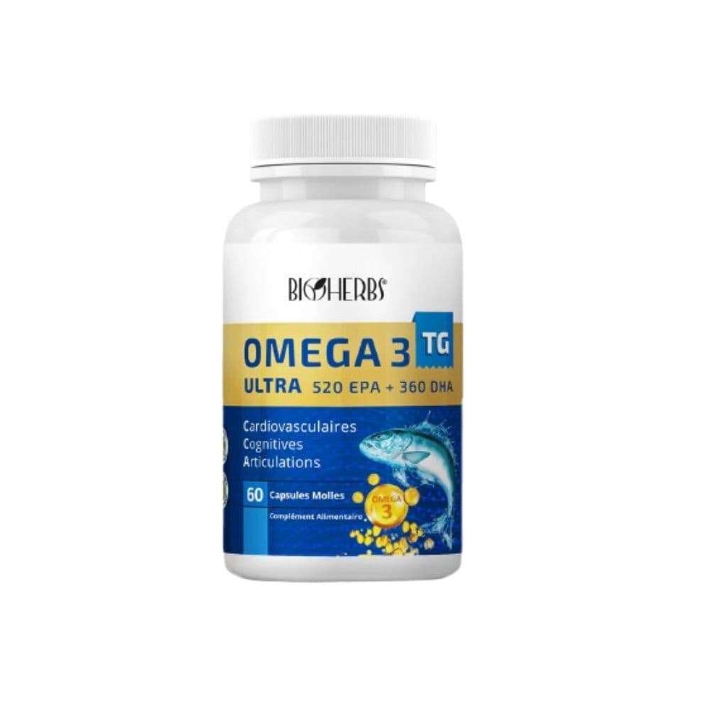 BIOHERBS OMEGA 3 TG ULTRA 60 CAPSULES