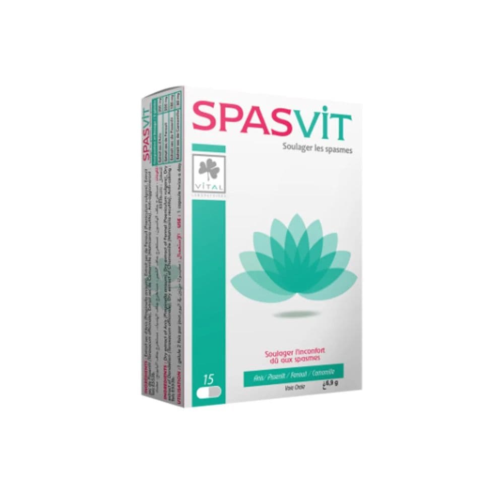 Vital Spasvit 15 Gélules