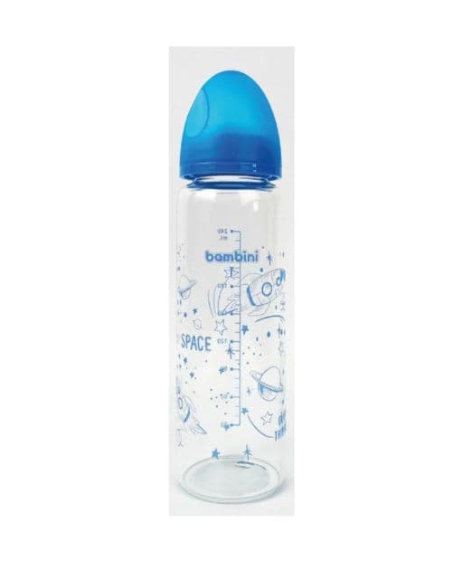 BAMBINI BIBERON EN VERRE 240ML – 613 BLEU