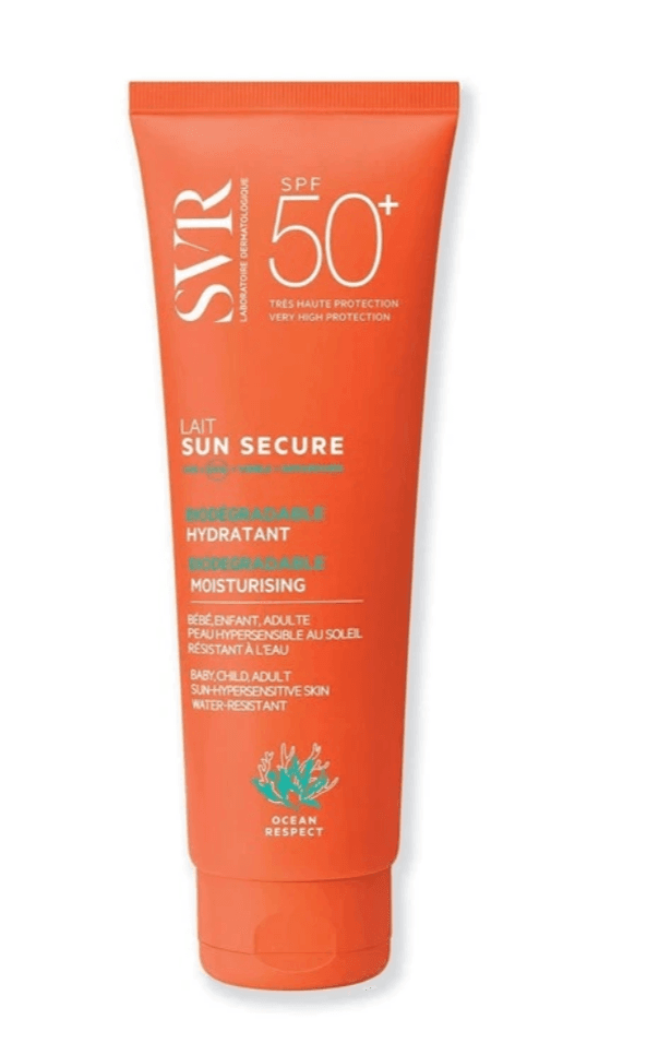 SVR ECRAN SUN SECURE LAIT CORPS HYDRATANT INVISIBLE SPF50+ BEBE/ENFANT/ADULTE 250ML