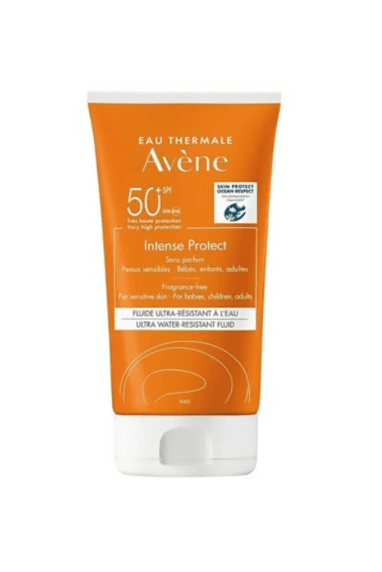 AVENE ECRAN FLUIDE INTENSE PROTECT SPF+50 PEAU SENS BEBE ENFANTS ADULTES