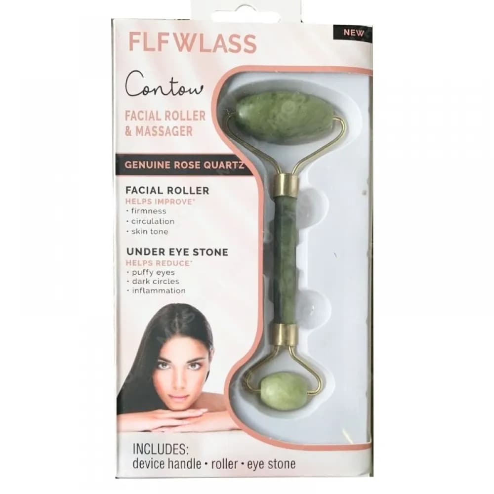 FLAWLASS FACIAL ROLLER & MASSAGER (WHITE)