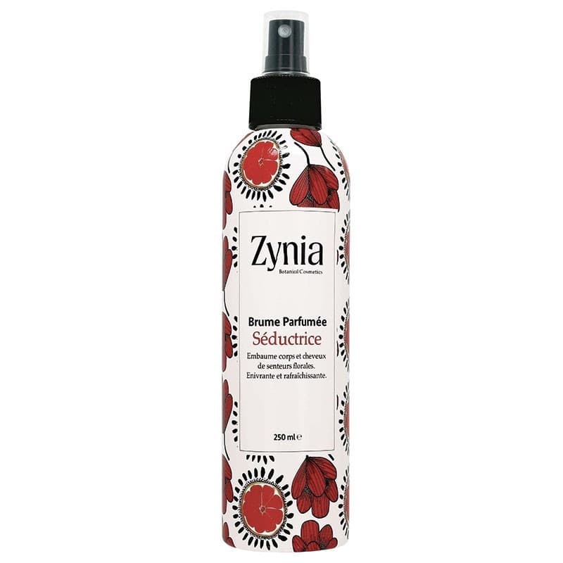 ZYNIA BRUME PARFUMEE AU SEDUCTRICE CORPS/CHVX 250ML