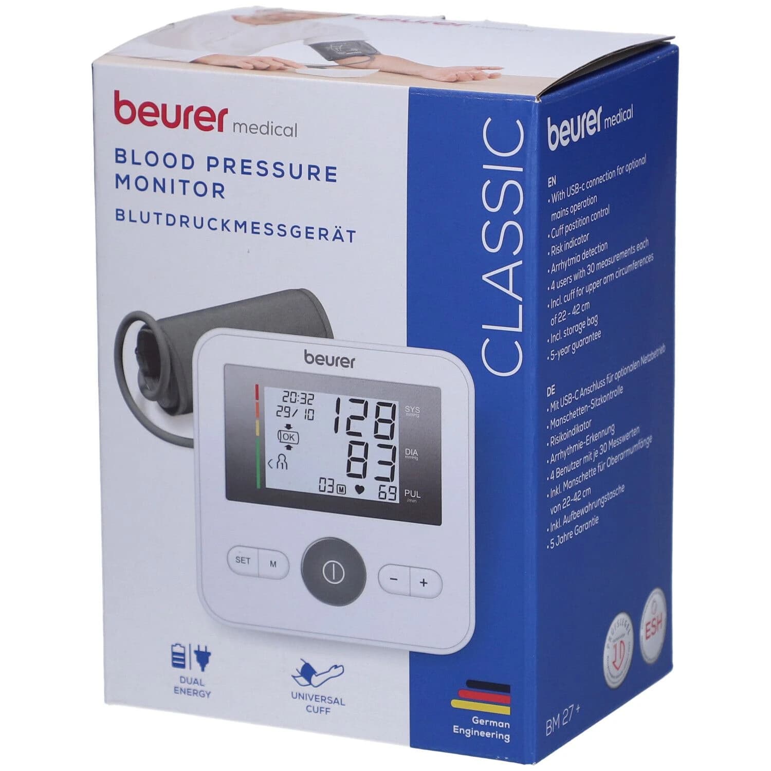 TENSIOMETRE ELECTRONIQUE BEURER BM27