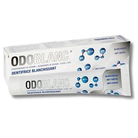 ODOBLANC DENTIFRICE BLANCHISSANT/ ANTI-TARTRE/ ANTI-CARIES AROME MENTHE 65ML