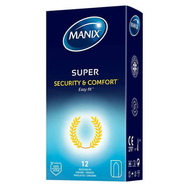 MANIX SUPER SECURITY & COMFORT BOITE DE 12