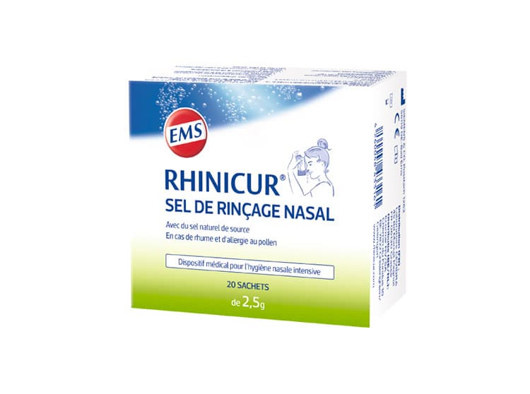 RHINICUR SEL DE RINCAGE NASAL 20 SACHETS