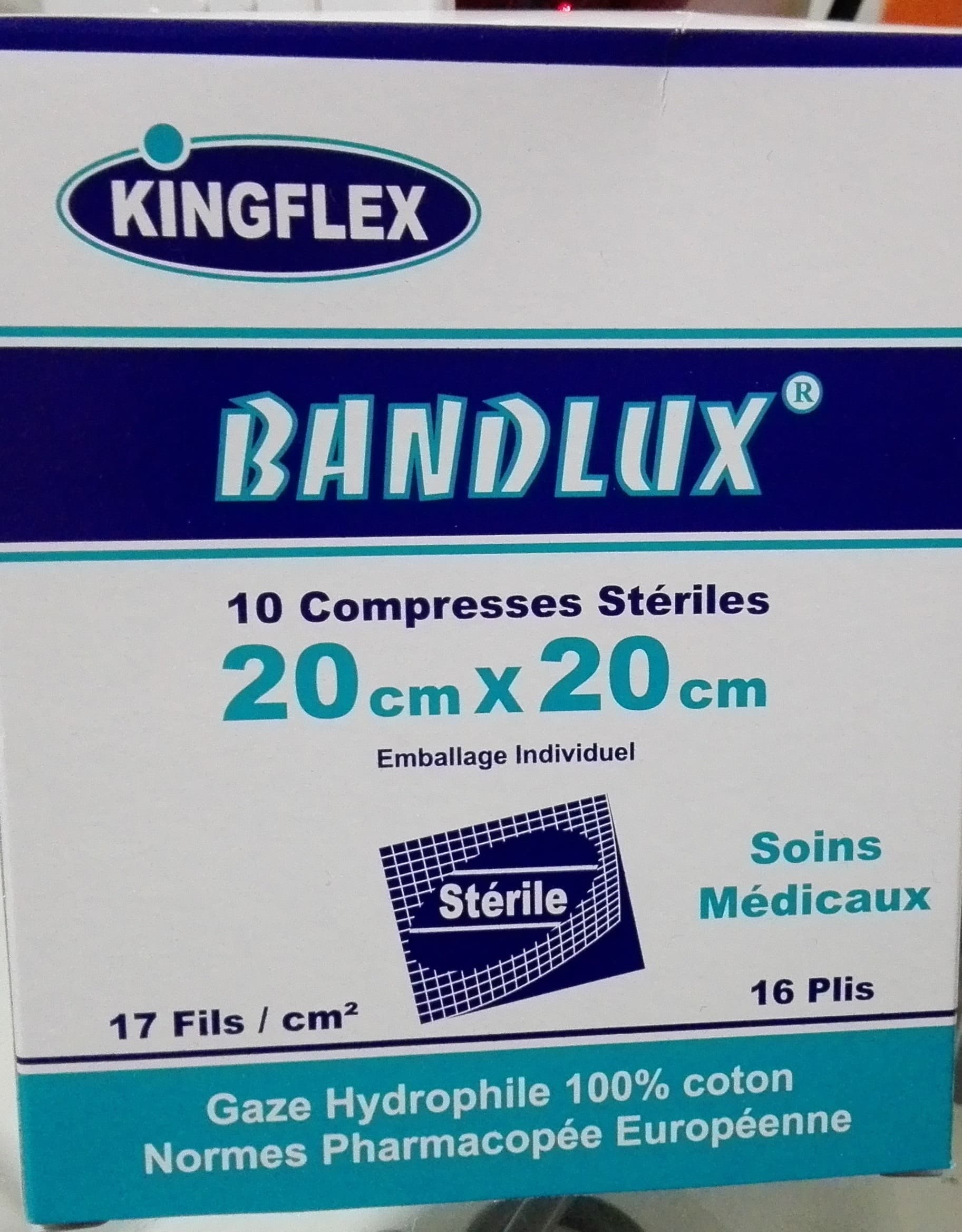 KINGFLEX COMPRESSE STER 20*20