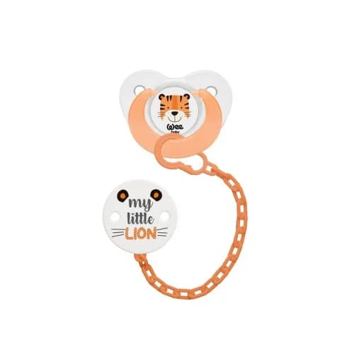 WEE BABY SUCETTE + ATTACHE SUCETTE CHAINE 0-6 MOIS