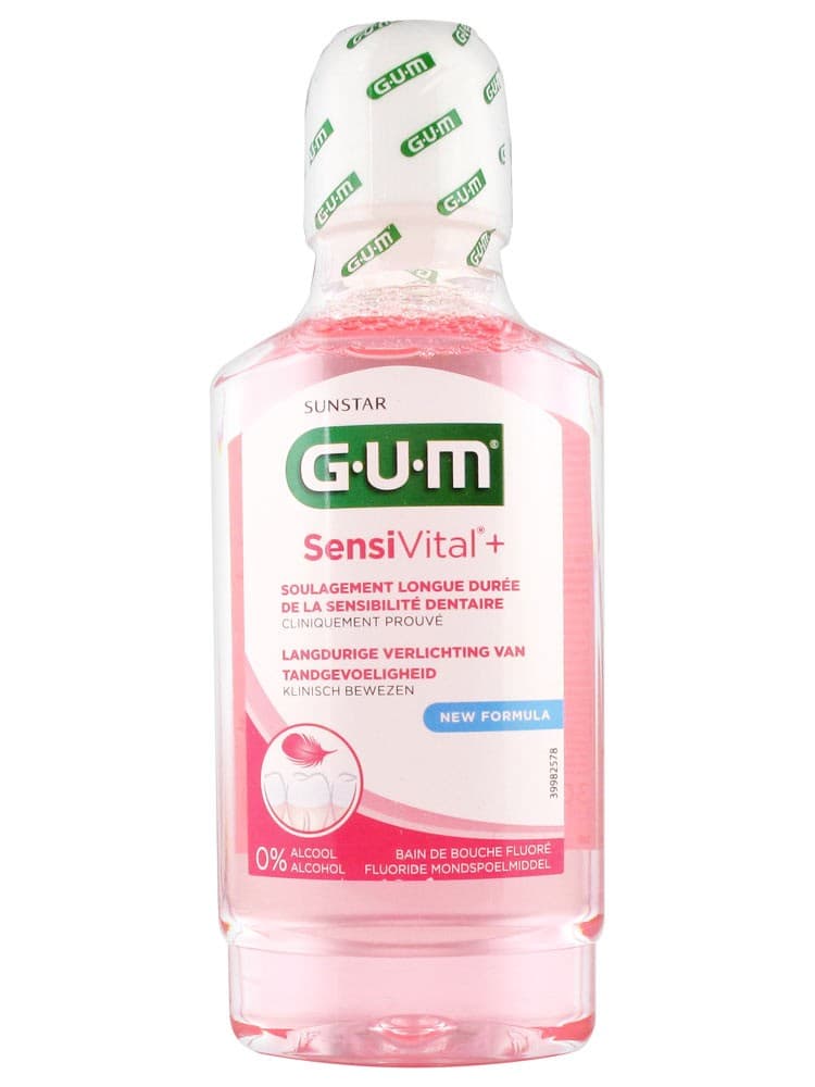 GUM BAIN DE BOUCHE SENSIVITAL PLUS 300ML