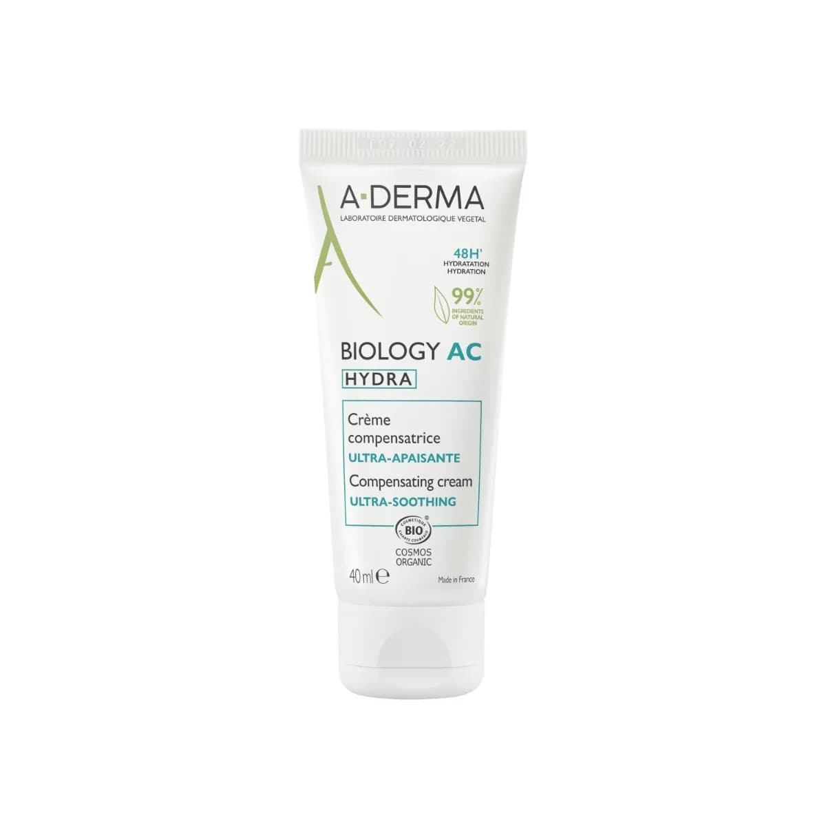A-DERMA BIOLOGY AC HYDRA CREME COMPENSATRICE ULTRA-APAISANTE 40ML