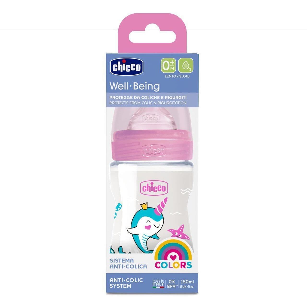 CHICCO BIB FILLE 0+ 150ML 150ML