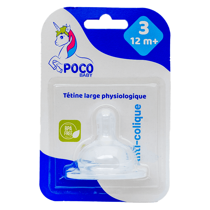 POCO BABY TETINE LARGE PHYSIOLOGIQUE 3EME AGE