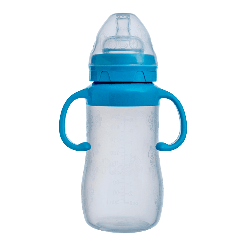 POCO BIBERON SILICONE 270ML BLEU