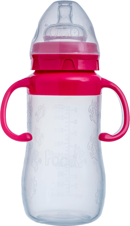 POCO BIBERON SILICONE 270ML ROSE
