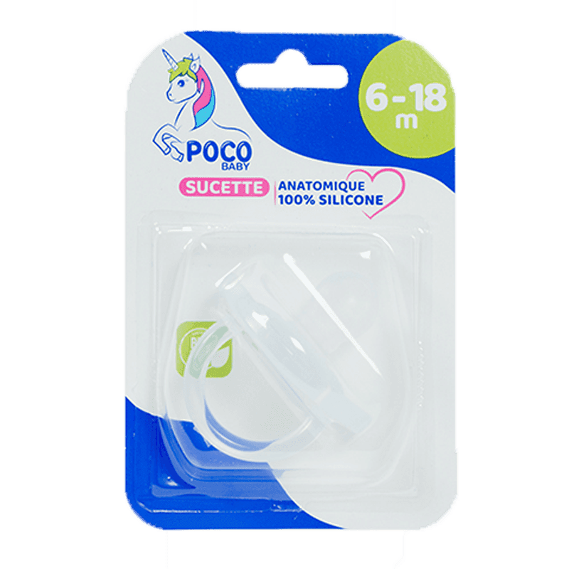 POCO SUCETTE SILICONE 6-18M