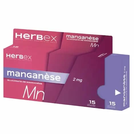 HERBEX MANGANESE 2MG B/30GEL