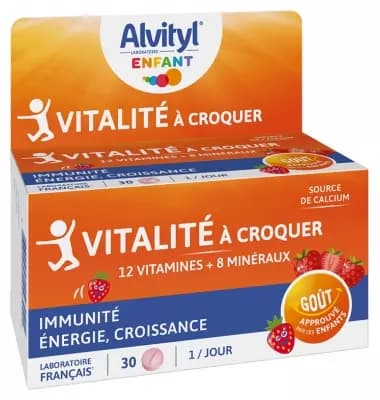 ALVITYL VITALITE 30 CP A CROQUER DES 4 ANS