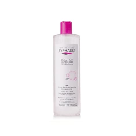 BYPHASSE SOLUTION MICELLAIRE DEMAQLLANTE 4EN1 500ML