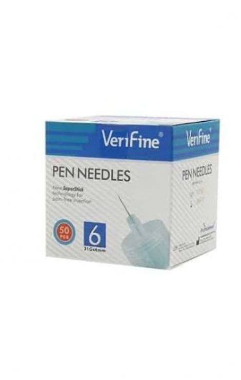 VERIFINE AIGUILLES 6 MM BOÎTE DE 50