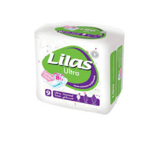 LILAS SERVIETTES ULTRA NORMAL PACK DE 9 UNITÉS