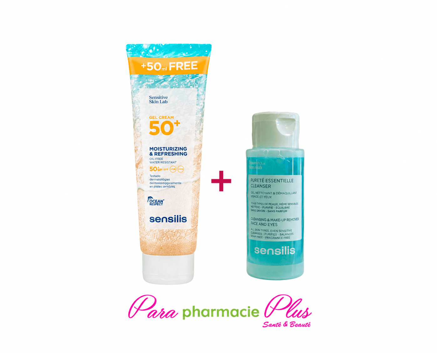 COFFRET SENSILIS;GEL CREME 250 ml + MINI GEL OFFERT