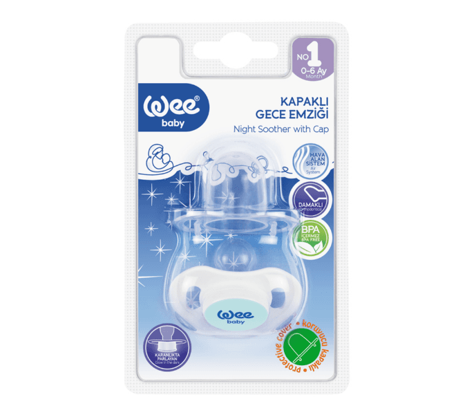 WEE BABY SUCETTE SOIREE AVEC PROTECTEUR 0-6M
