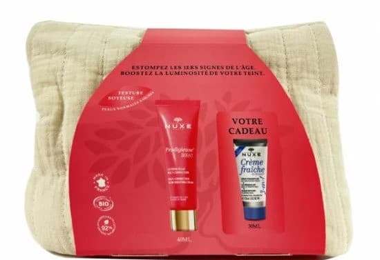NUXE COFFRET BOOST CREME SOYEUSE 40ML + CREME HYDRATANTE 30ML OFFERTE