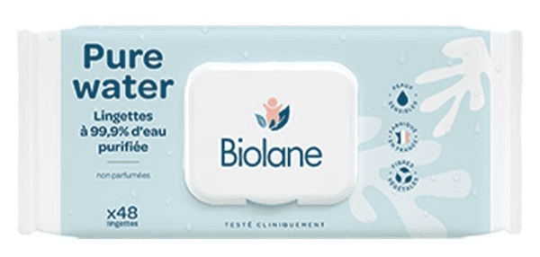 BIOLANE LINGETTES AU LAIT DE TOILETTE SENSITIVE 48 PIECES