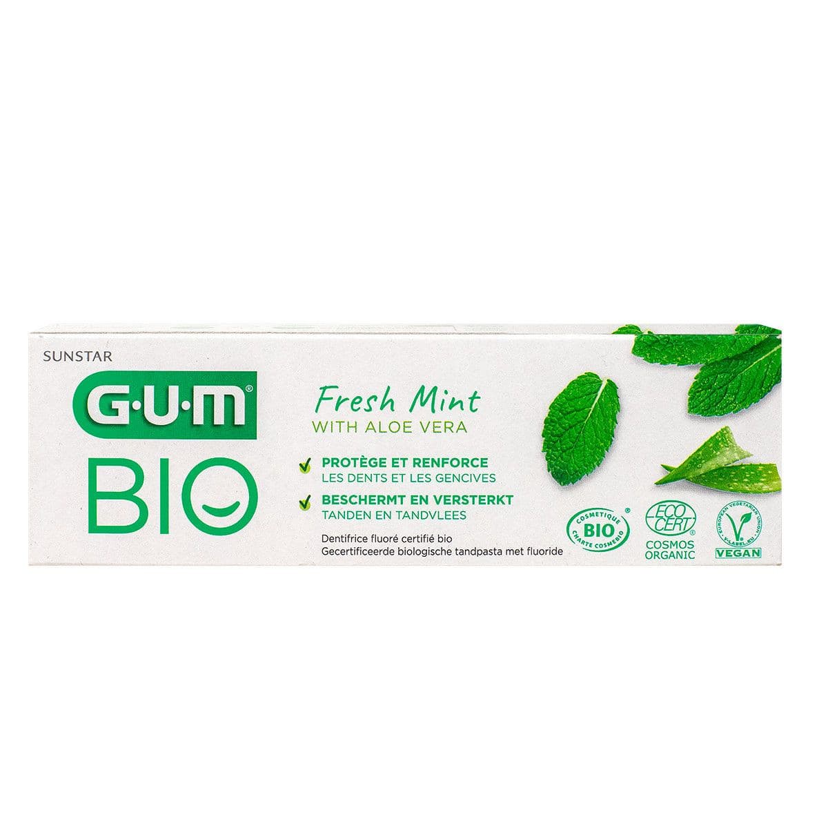GUM DENTIFRICE BIO FRESH MINT WITH ALOE VERA 75ML