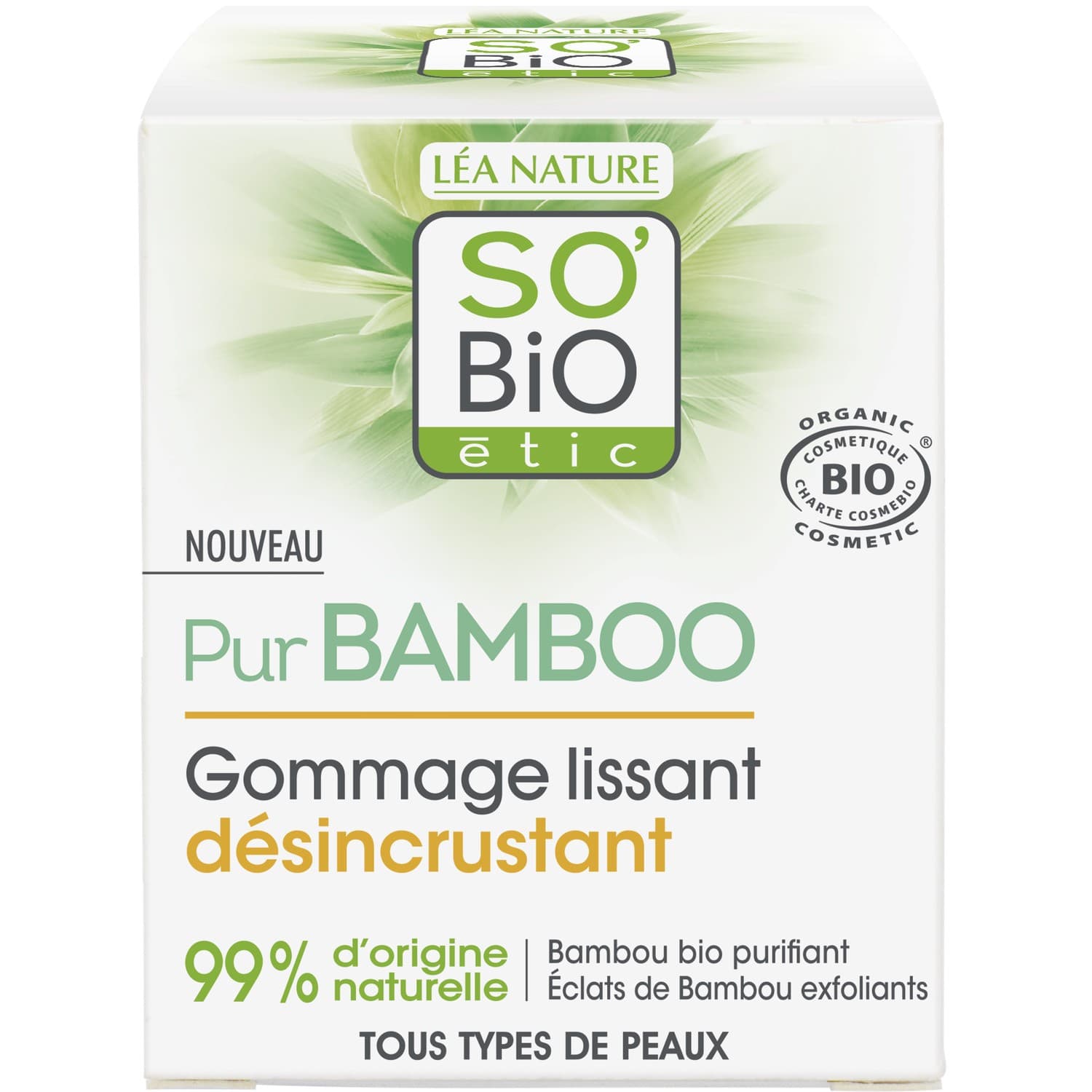 SO BIO GOMMAGE LISSANT DESINCRUTANT 50ML