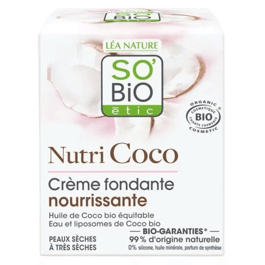 SO BIO CREME FONDANTE NOURRISSANTE PEAU SECHE 50ML