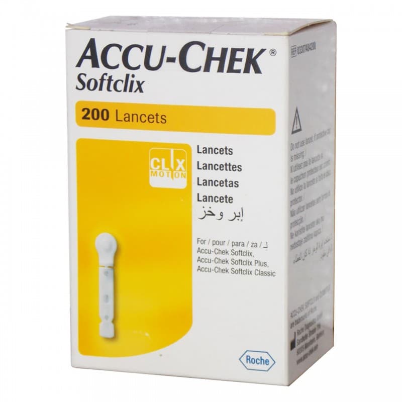 ACCUCHEK SOFTCLIX LANCETTES BOITE 200