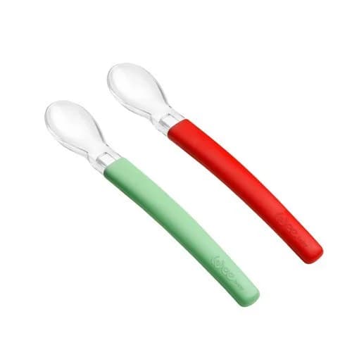 WEE BABY 2 CUILLERES EN SILICONE 6 MOIS +