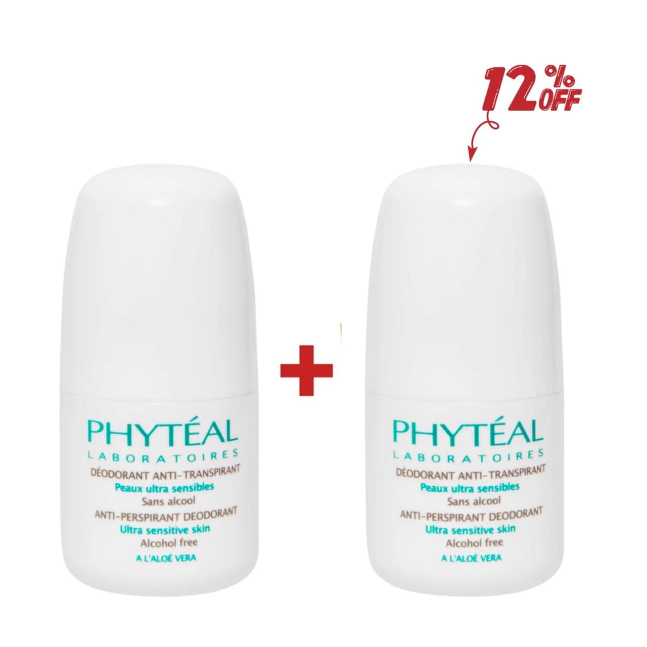 PHYTEAL Pack Déodorant Anti-Transpirant