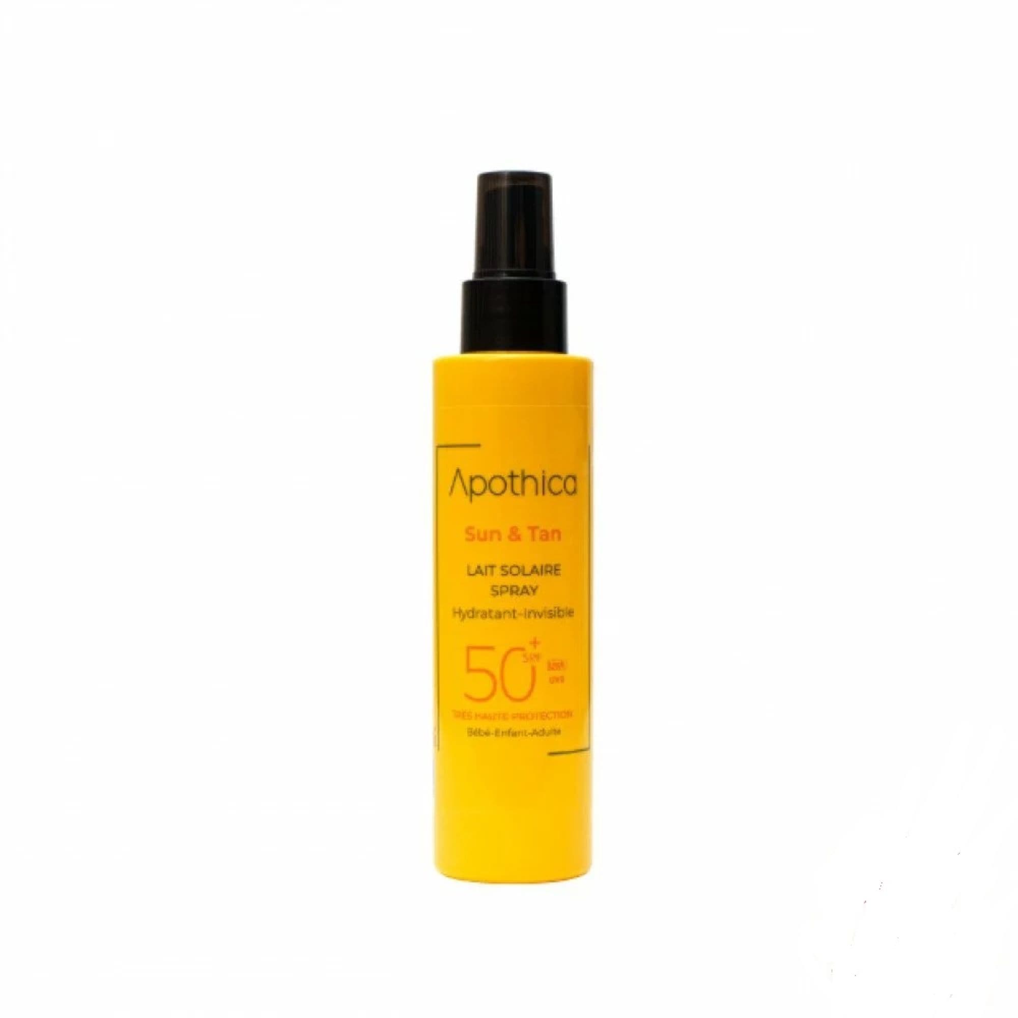 APOTHICA Sun & Tan Lait Solaire Spray SPF 50+