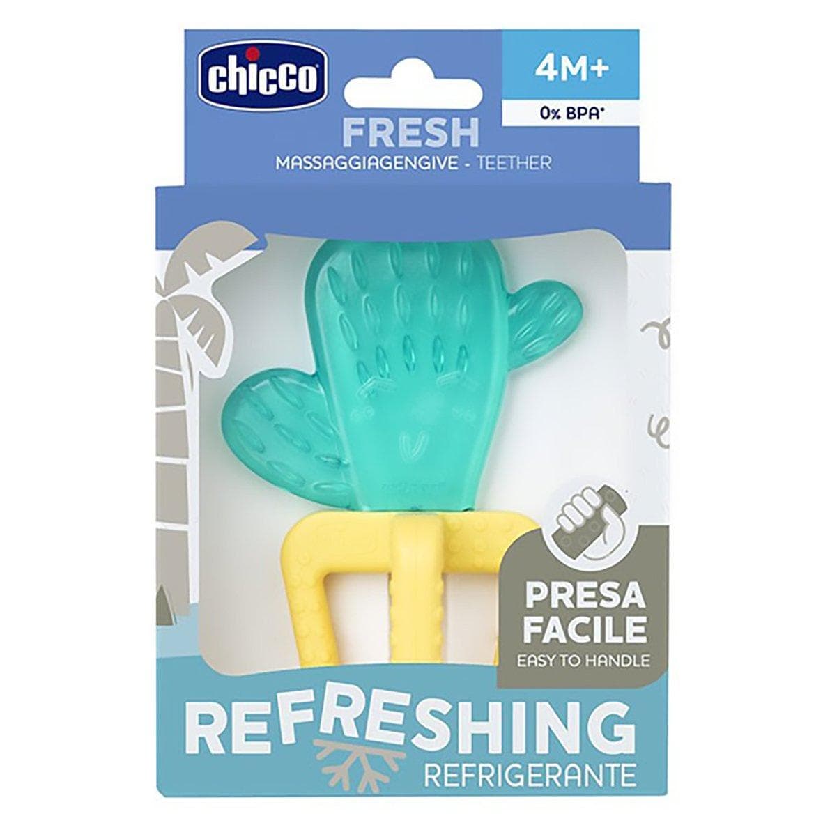 CHICCO Anneau De Dentition Réfrigérant Avec Eau Cactus 4m+