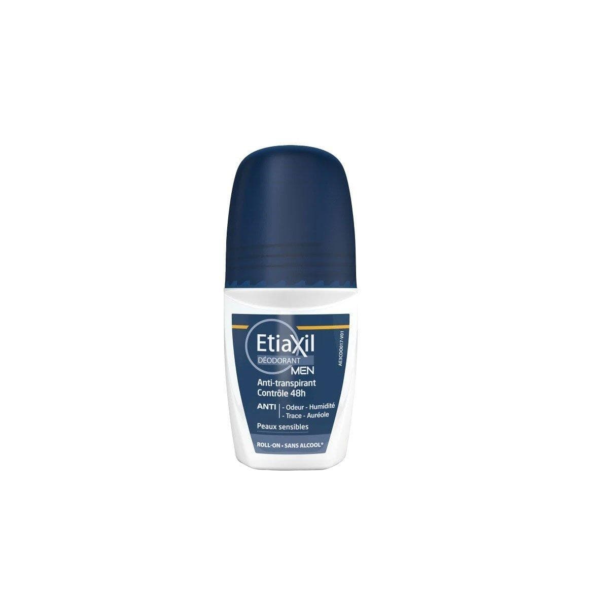ETIAXIL Déodorant MEN Anti-Transpirant Contrôle 48H Roll-On