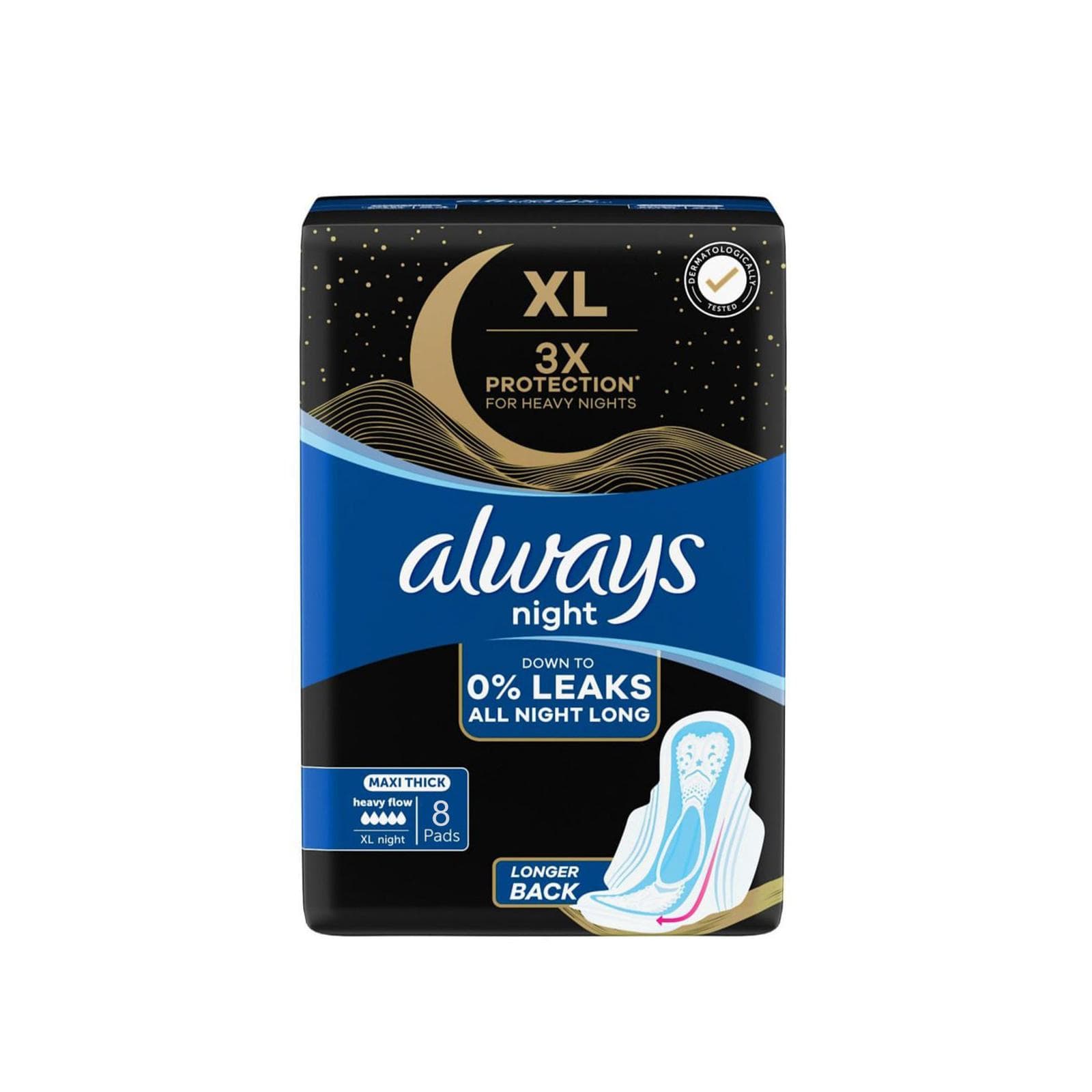 ALWAYS Maxi Thick XL Night 8 Pads