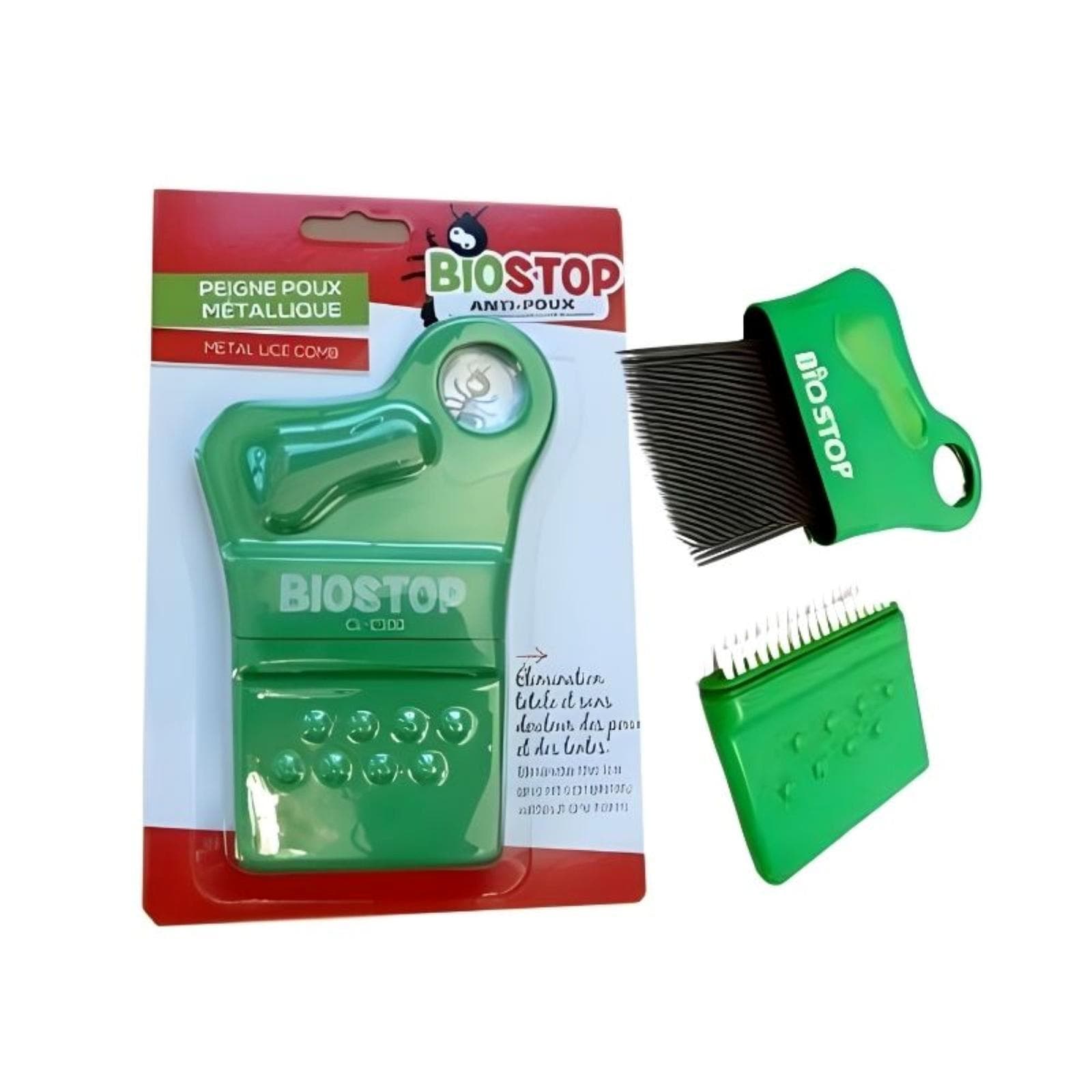 BIOSTOP Peigne Poux Métallique