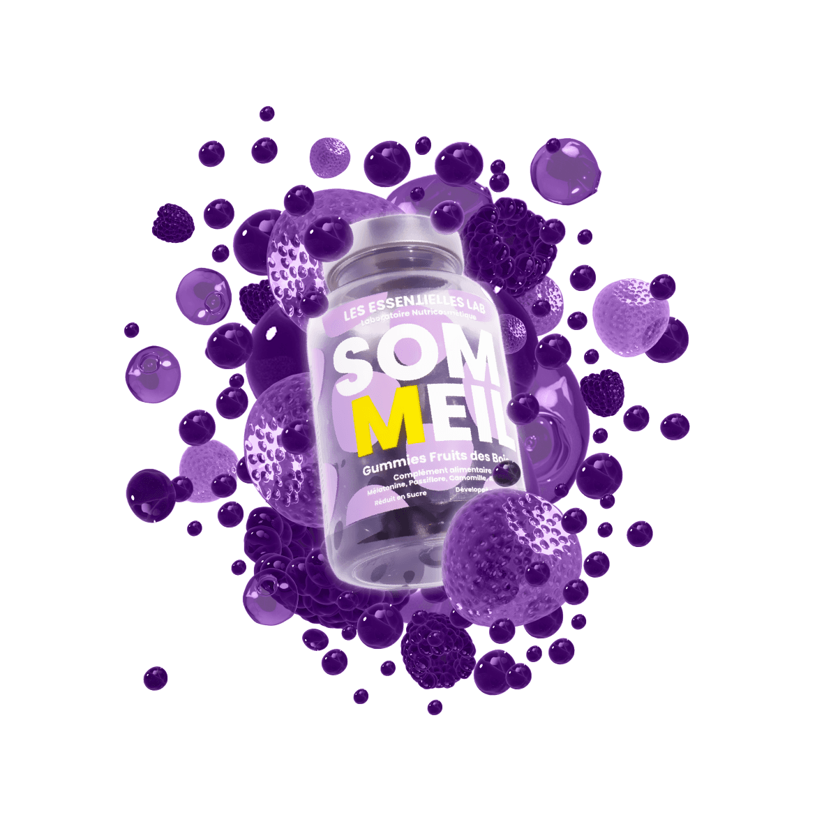 LES ESSENTIELLES LAB Sommeil Gummies Fruits des Bois