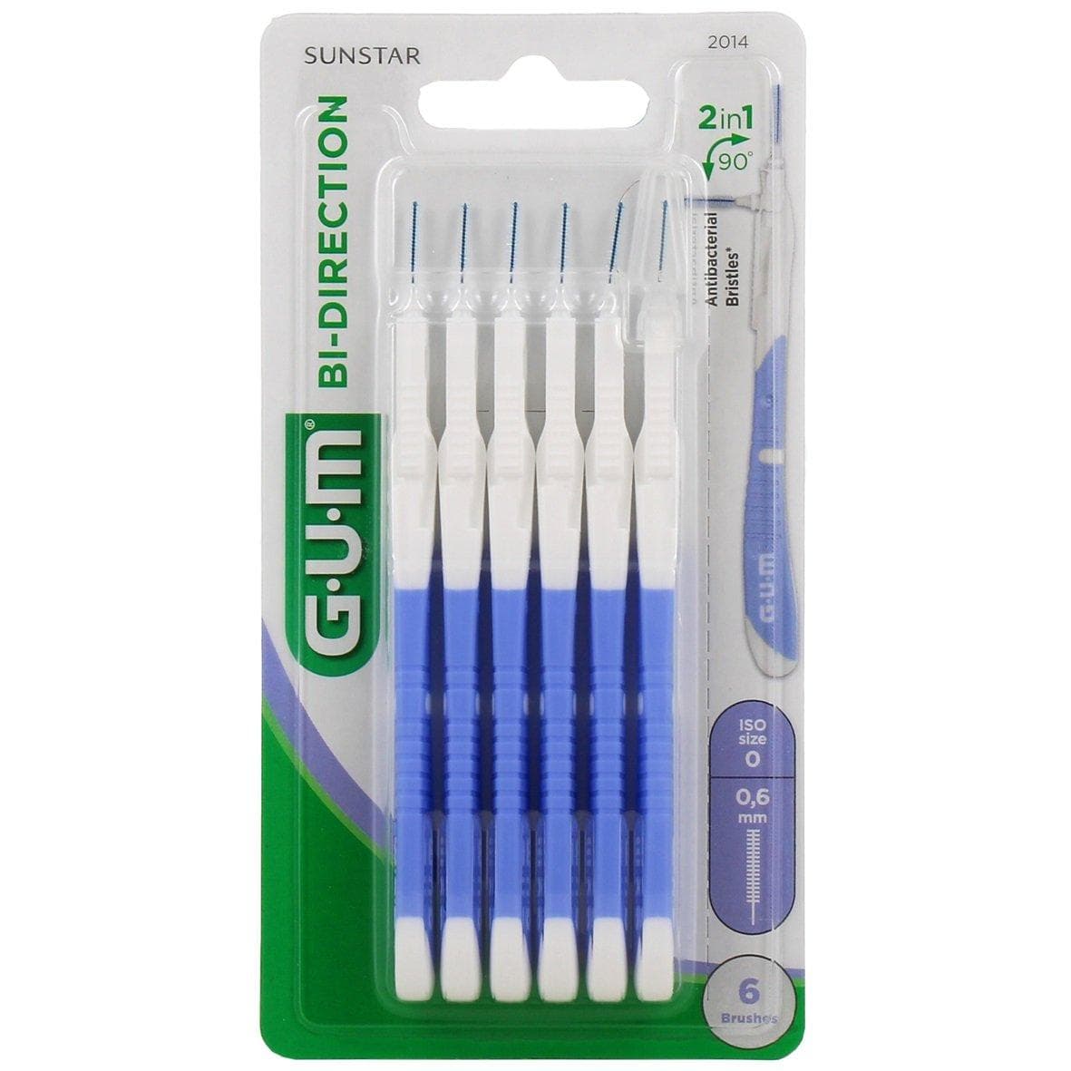 GUM Brossette Bi-Direction 0.6 mm