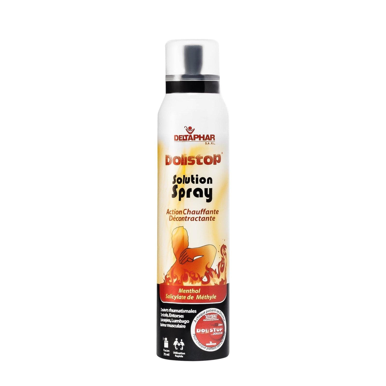 DOLISTOP Solution Spray à action chauffante