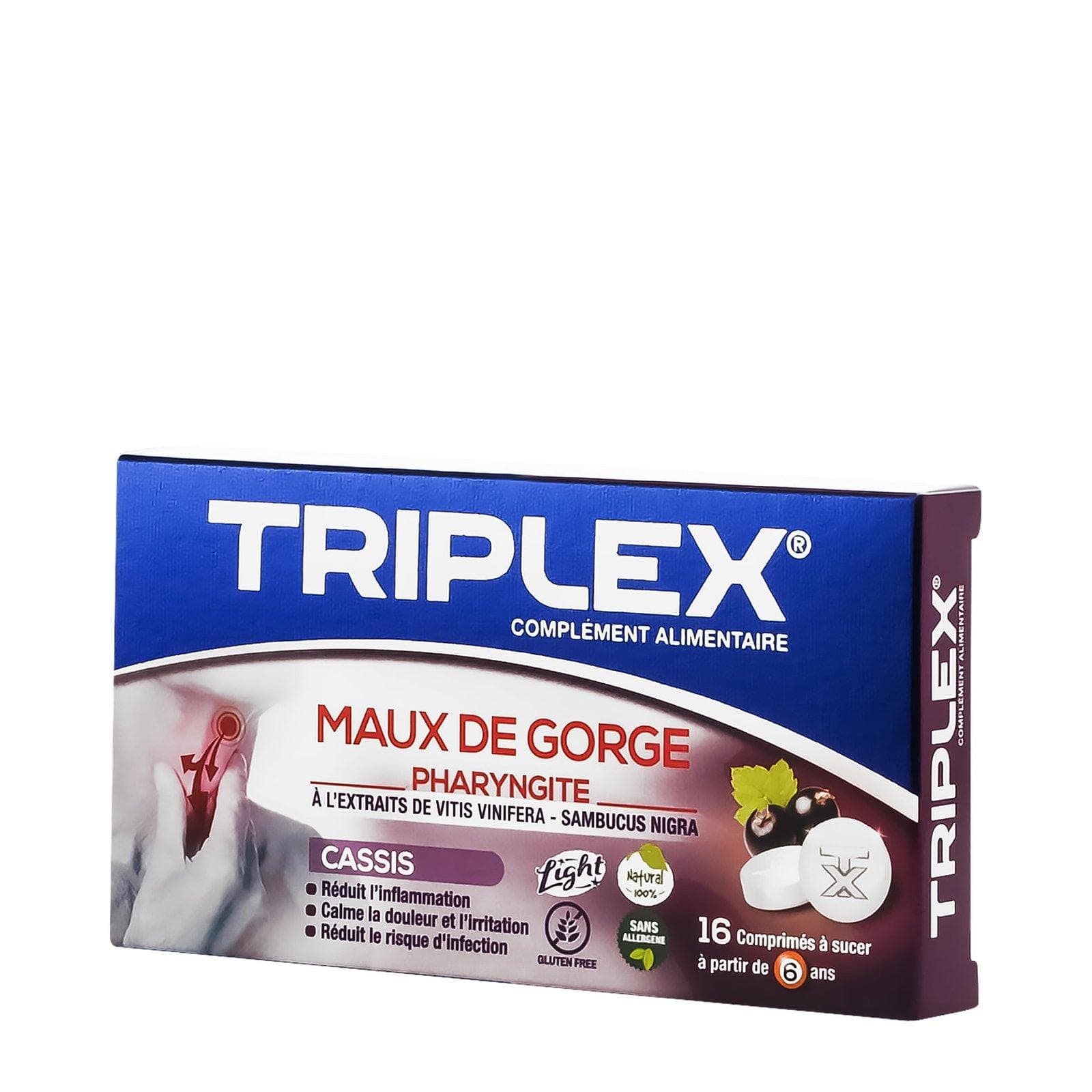 TRIPLEX Maux De Gorge Cassis