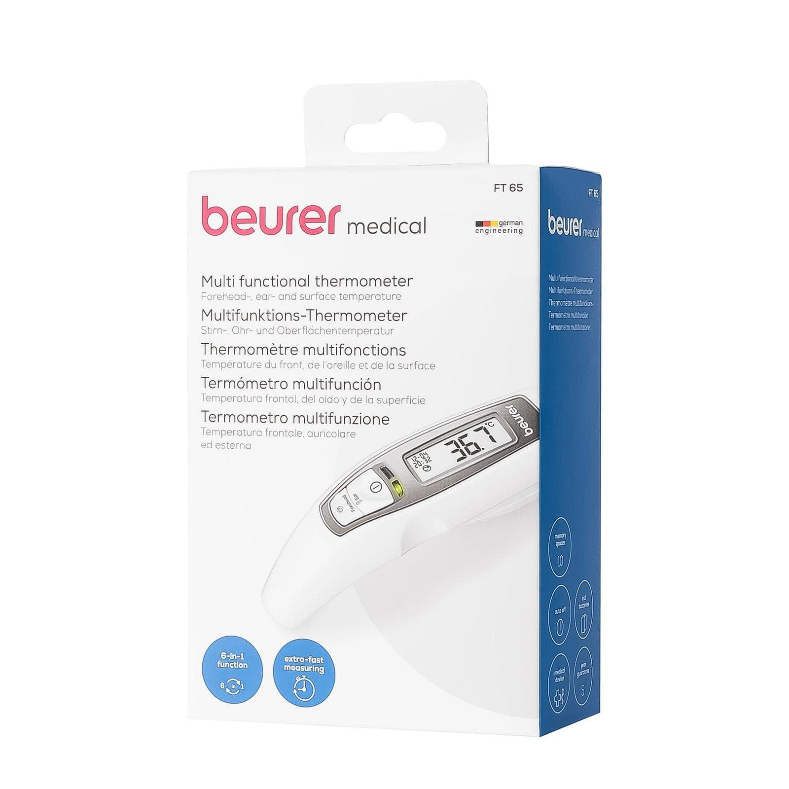 BEURER Thermomètre Multifonctions FT 65