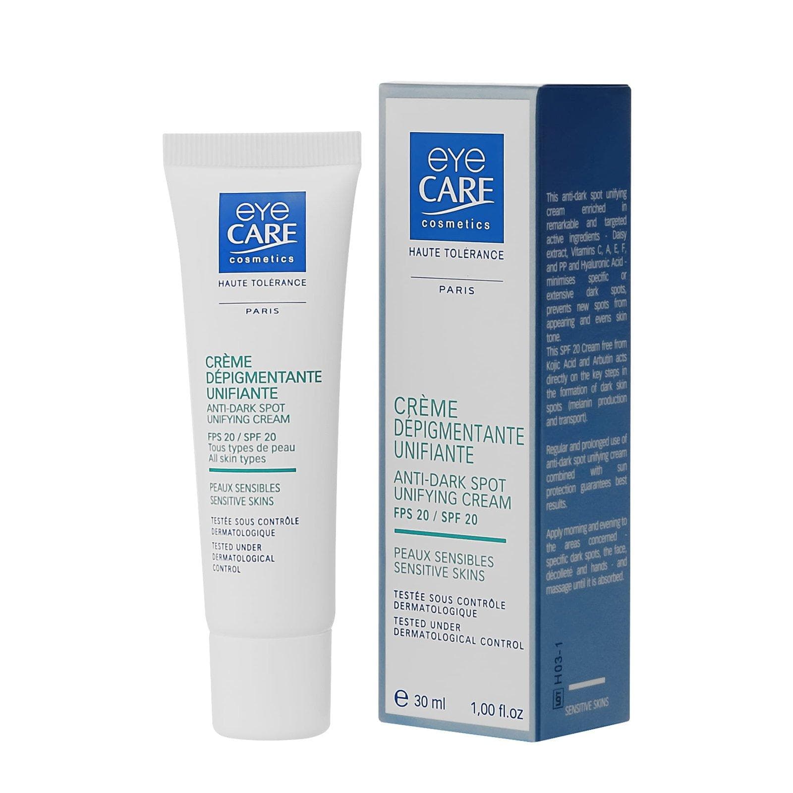 EYE CARE Crème Dépigmentante Unifiante SPF 20, 30 ml